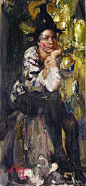 大众艺术网：人物 · 色彩与笔触的乐章 —— 俄罗斯画家  Nikolai Blokhin 潇洒多彩绘画作品欣赏