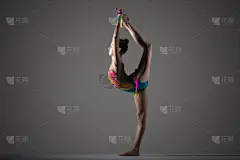 体操,豆蔻,女孩,向后弯,杂技演员,紧身连衣裤,重量级别,道具,青少年,健康