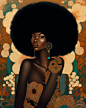 Midjourney_Prompts__AjuraL01_Beautiful_black_woman_studio_ghibli_Klimt_illustration_8b239a8b-8e42-4ae7-a2f0-f48c494d10a6_xpanx
