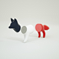 Superfiction × Maison Kitsuné : Superfiction × Maison Kitsuné Parisien toy: Superfiction has teamed up with the Maison Kitsuné to create an exclusive fun toy. Tricolor fox in 3 magnetic parts. Limited edition.
