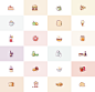 Products : Introducing Yummies, chow down on our newest UI8 original icon set! Packed into this delicious set are 24 easy to edit, unique, colorful, flat food related icons. Each icon is equipped with an adjustable stroke width and several file formats. Y