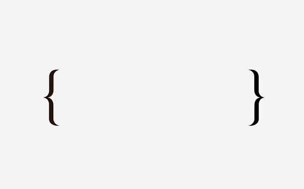 大括号标题框