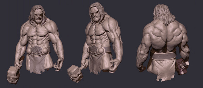 Thor torso sculpt