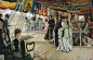 #王国分享#by_James Tissot，他早年的作品题材以历史人物为主，但到了1864年他改变了作品题材，开始描绘当时在日常生活中各种场景里衣着时髦的女人，并获得了巨大成功。更多作品O网页链接