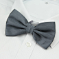 特价纯灰色领结 男士正装商务领结　结婚礼服领结　纯色领结
这款纯色的领结非常适合男士穿正装商务，结婚礼服的时候佩戴。