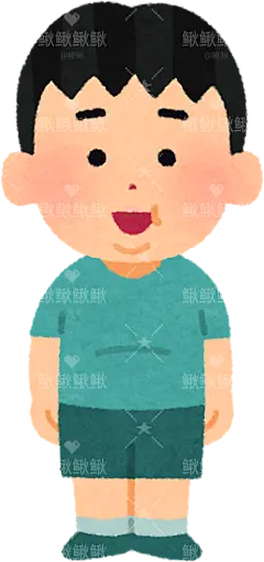 胖乎乎的孩子himan_pocchari01_boy男孩女孩子儿童表情包动作姿势贴纸扁平儿童插画元素卡通免扣png图片素材