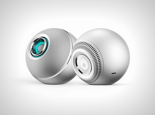 球形简洁可爱多功能工业设计产品设计普象网