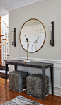 Modern Living in a Classic Home - Transitional - Entry - Chicago - by Jeannie Balsam Interiors | Houzz