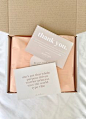 Boutique packaging. Tissue Paper. Thank you note. Ecommerce packaging.