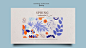 Spring watercolor class banner template Free Psd