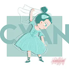 简单勾线彩虹系列~青