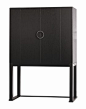 Orlando 12 Credenza   Contemporary, Contemporary, Contemporary, Metal, Metal, Metal, Wood, Wood, Wood, Cabinet by Lepere