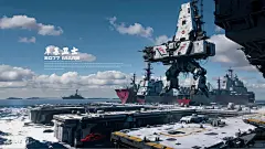 2077火星基地 海港卫士（壁纸版）_7_钢铁洪流的插画_来自小红书网页版