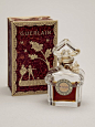 This is the rare 1919 Guerlain bottle created by Baccarat to a design by Raymond Guerlain for the perfume MITSOUKO (which in Japanese means Mystery). The bottle is made of glass crystal with both stopper and bottle having been issued with matching etched 