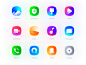 Huawei theme icon design