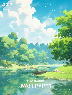 原创电脑平板手机高清壁纸 _ 夏之梦_1_Two兔_来自小红书网页版