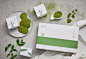 Package Design | 如禧 RUXI : 洋菓子是一種屬於日系西點的食品，由歐洲西餅傳入日本後而受到日本當地飲食的 影響而形成了「洋菓子」，造就了日本獨特的甜食文化。在整體視覺呈現簡單、直接的符號來提高產品的視覺辨識度，色調中強調出抹 茶濃郁的氣息，從外包裝到內包裝都以精品禮盒的概念出發，表達誠摯送禮的心意，讓收禮者能感受到乾淨利落的質感包裝設計，在情感上完整交代了產品的核心價值 ，為傳統甜點增添了現代嶄新的一面。包裝設計加工上採用打凸的技術強調出立體的視覺表現，讓紙材能有觸覺的感受，提升整體