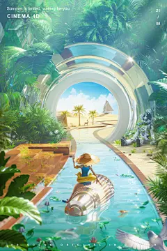 C4D夏日限定丨视觉KV