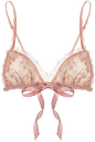 Hanky Panky Gilded floral-lace soft-cup triangle bra: 