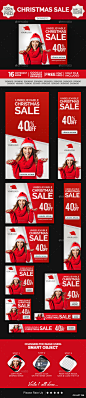 Christmas Sale Banners - Banners & Ads Web Elements