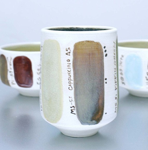 Glaze test ceramic t...