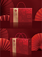 年货礼盒设计｜中国红腊肉新年礼盒 - 小红书