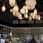 新中式古典铁艺鸟笼吊灯酒店复古客厅餐厅吊灯工程创意造型吊灯-淘宝网