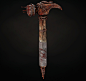 Hammer, Bartek Nowak : Prop of upcoming Post Apocalyptic Handheld Weapons Pack. <br/>Thanks a lot to dekoteam people for feedback!<br/>More from this awesome team here:<br/><a class="text-meta meta-link" rel="nofollow&a