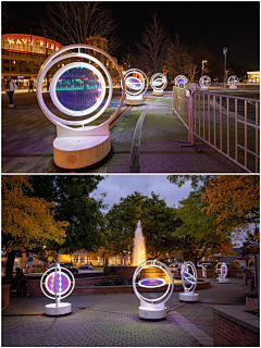 fufu福福采集到景观小品/互动/宣传栏/廊架