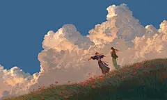 夏天的云离我们好近 - @饼饼大战贰狗叽的微博 - 微博