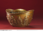 中国传统古代工艺品-镀金青铜器 元宝