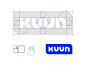 其中包括图片：KUUN Logo Grid