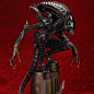 【皇冠现货】奥格瑞玛 1:4 Alien AVP 异形蹲像 雕像 sideshow-淘宝网