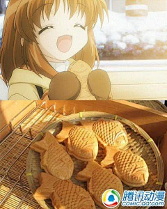 与美食同行采集到动漫小食品