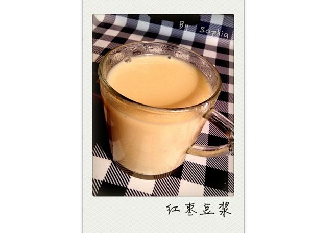 红枣豆浆的做法