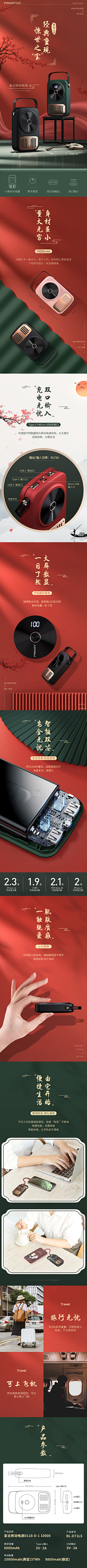 褪色的微笑采集到中国风详情页