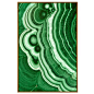 Malachite Wall Art – Verdigris: 