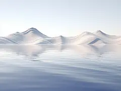 mca5259_3d_rendering_of_water_and_mountains_with_reflections_in_c