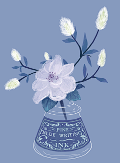 moonflying采集到插画-花卉