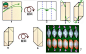 简易正立方体折纸步骤 简单花球的折法