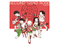 second hand rose rose music vocal drum bass guitar chinese rock rock band youngyinlao illustration