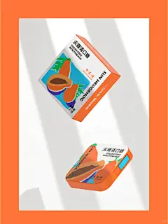 无糖清口糖包装设计‖插画类包装设计分享