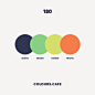 Colour 180 . #2e354e #88d286 #d6e06b #f87d4d . #colors #color #colours #colour #palette #colorscheme #colourscheme #ui #colorful…