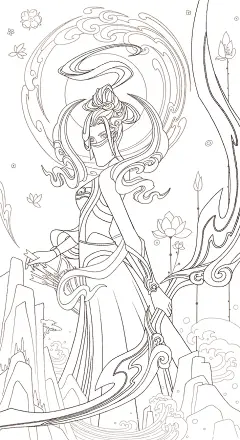 腾讯王者荣耀新年红包_♂雪鱼♀的插画作品_涂鸦王国_原创插画平台