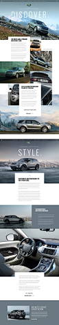 LandRover.com on Behance