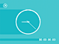 Dribbble-clock