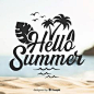 Hello summer background Free Vector | Free Vector #Freepik #freevector #background #tree #summer #leaf