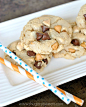 Triple Chip Cookies: filled with butterscotch, white chocolate and semi-sweet chocolate. Chewy and delicious!