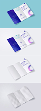 三折页设计样机素材 A4 Trifold Brochure Mockup 01_样机_乐分享素材网_psd素材_平面素材_png素材_免费素材_素材共享平台