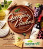 Master - Queijos e Vinhos : Campanha do Master Supermercados de Erechim festo na Agencia Nucleocom de Passo Fundo/RS